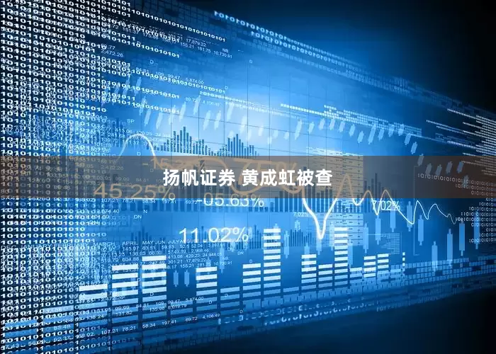 扬帆证券 黄成虹被查